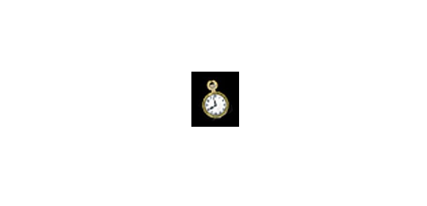 CAT4A Brass Engraved Pocket Watch for Dollhouse Miniature