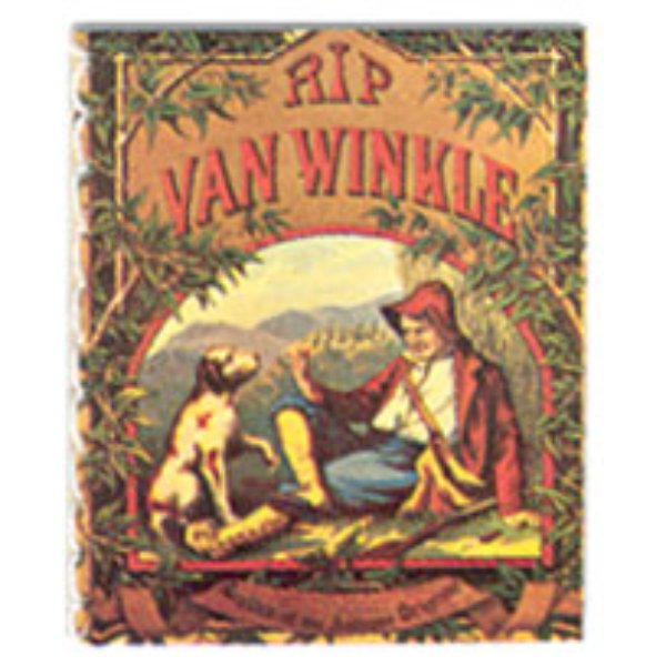 CAR1300 Rip Van Winkle Readable Book for Dollhouse Miniature