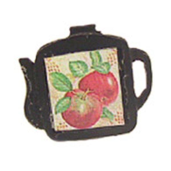 CAR8F64B Teapot Trivet for Dollhouse Miniature - Assorted Color