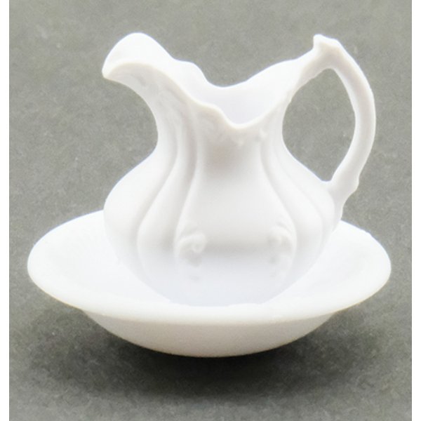 CB166 Pitcher & Bowl for Dollhouse Miniature