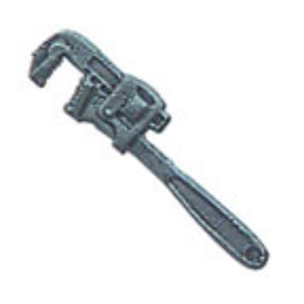 ISL0106 Small Pipe Wrench for Dollhouse Miniature
