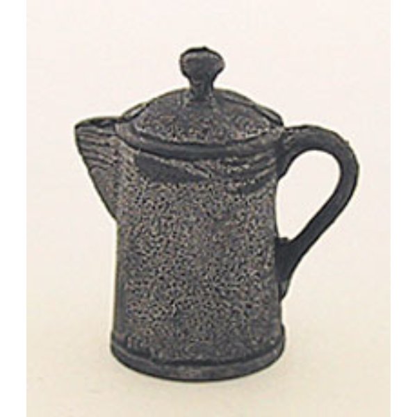 ISL0302 Black Coffee Pot for Dollhouse Miniature