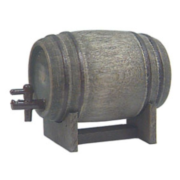 ISL08194 Aged Beer Barrel for Dollhouse Miniature