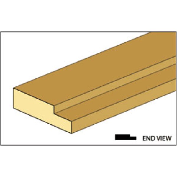 NE966 DJB-16 Inside Door Jamb for Dollhouse Miniatures