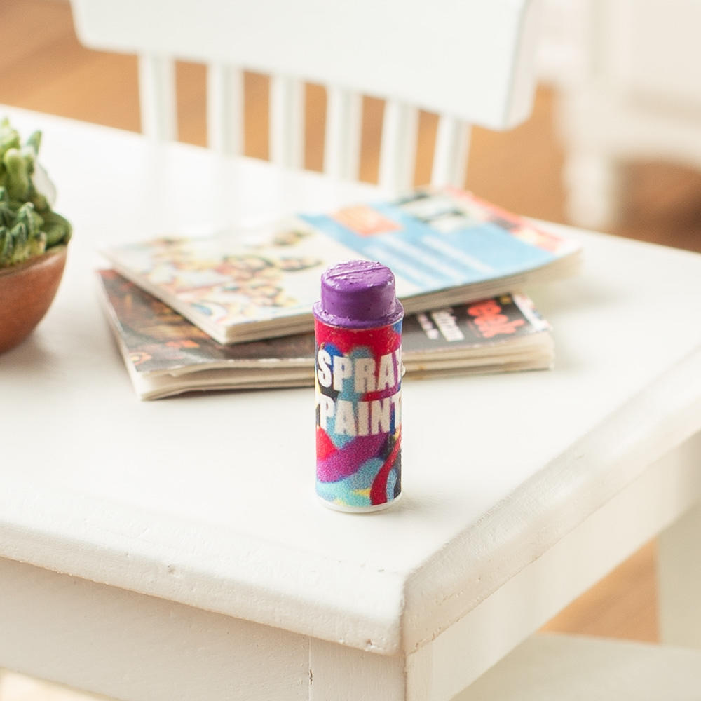 HR55079 Spray Paint - Can for Dollhouse Miniature, Assorted Color
