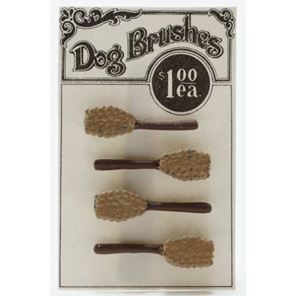 MUL3365D Dog Brush Display for Dollhouse Miniature