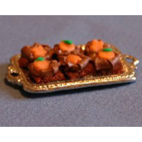 RND9 Halloween Chocolate Brownies for Dollhouse Miniature