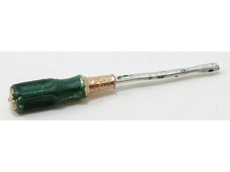 STT807 Screwdriver for Dollhouse Miniatures, Green