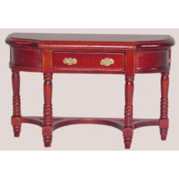 VMMWF084 Mahogany Table for Dollhouse Miniature
