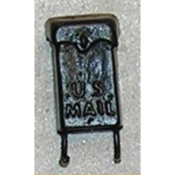 ISL24951 Black Wall Mailbox for Dollhouse Miniature