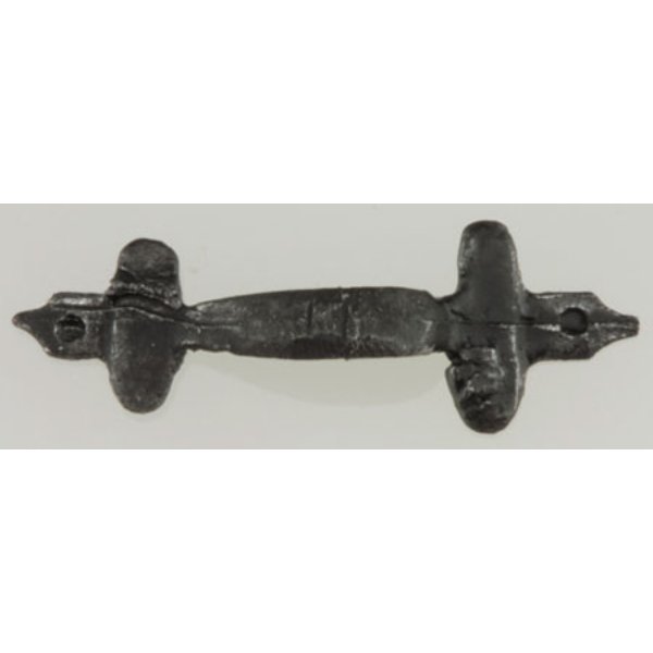 ISL2840 Colonial Door Handle for Dollhouse Miniature - Black