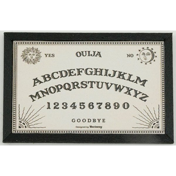 KCMHL4 Aged Picture Ouija for Dollhouse Miniature