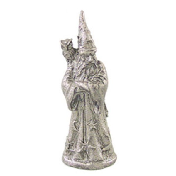 ISL2771 Wizard Statue with Owl for Dollhouse Miniature