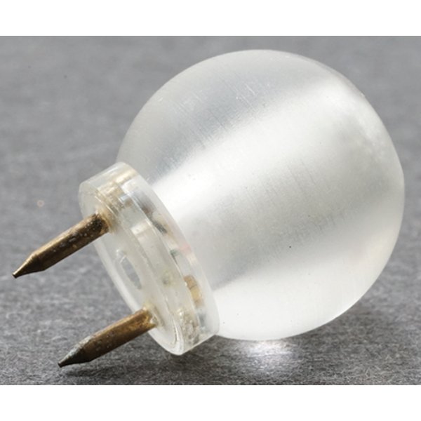 MH45022 Round Clear 12V Pin-in Ceiling Globe for Dollhouse Miniature
