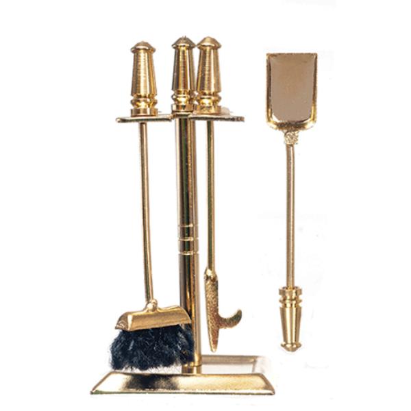 AZD0449 2 x 1 x 0.75 in. Fireplace Tools for Dollhouse Miniature