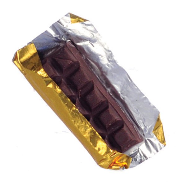 FR40437 Foil & Whole Chocolate Candy Bar for Dollhouse Miniature