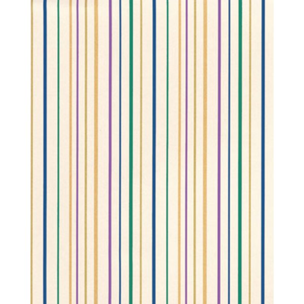 MG197D2 Wallpaper for Dollhouse Miniature - Hunter Stripe - 3 Piece