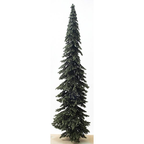 CA5544 15 in. Appalachian Green Spruce Tree on Spike for Dollhouse Miniature