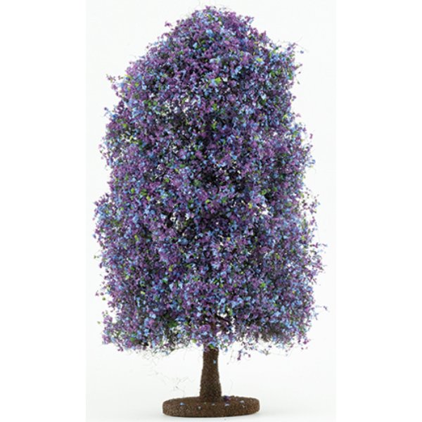 CABHL17 Large Bush Tree for Dollhouse Miniature - Purple & Blue
