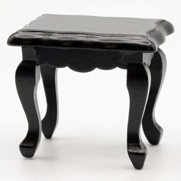 CLA10056 Side Table, Black for Dollhouse Miniature