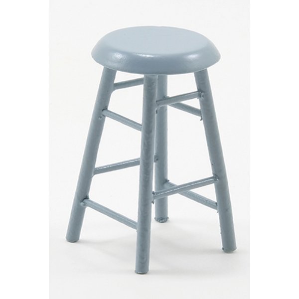 CLA10108 2 in. Bar Stool for Dollhouse Miniature - Gray