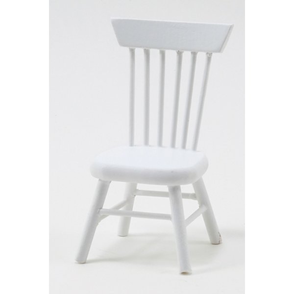 CLA10212 Chair for Dollhouse Miniature - White