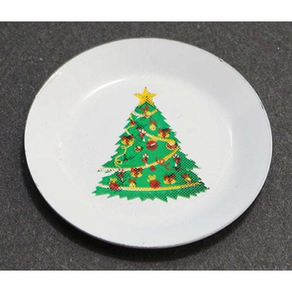 IM65114 Christmas Plate for Dollhouse Miniature