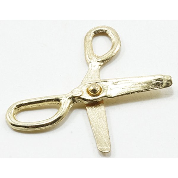 IM65515 Gold Scissors for Dollhouse Miniature