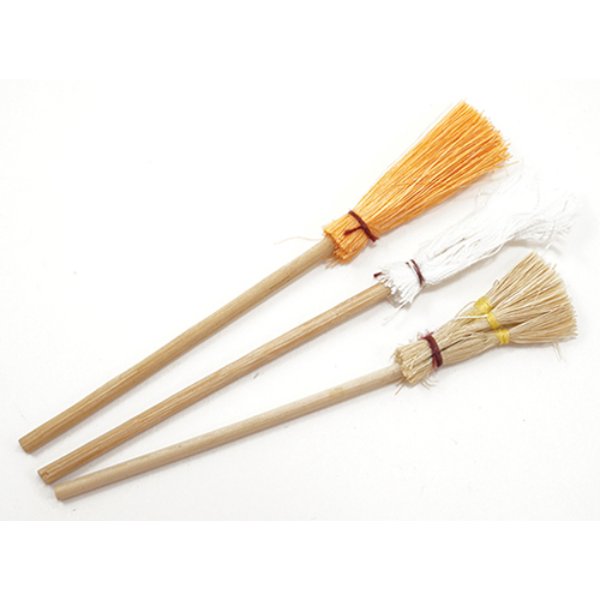 IM66070 Brooms & Mop Set for Dollhouse Miniature - 3 Piece