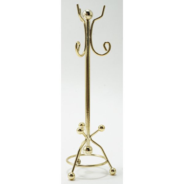 IM66215 Brass Coat Tree for Dollhouse Miniature
