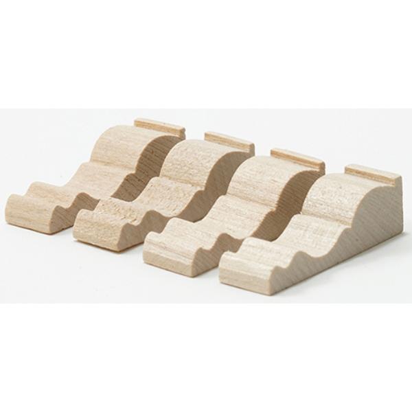 CLA70261 Small Brackets for Dollhouse Miniature - Pack of 4