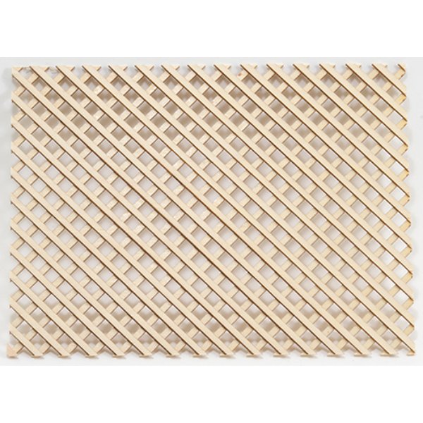 CLA73326 6 x 8 in. Light Lattice Panel for Dollhouse Miniature