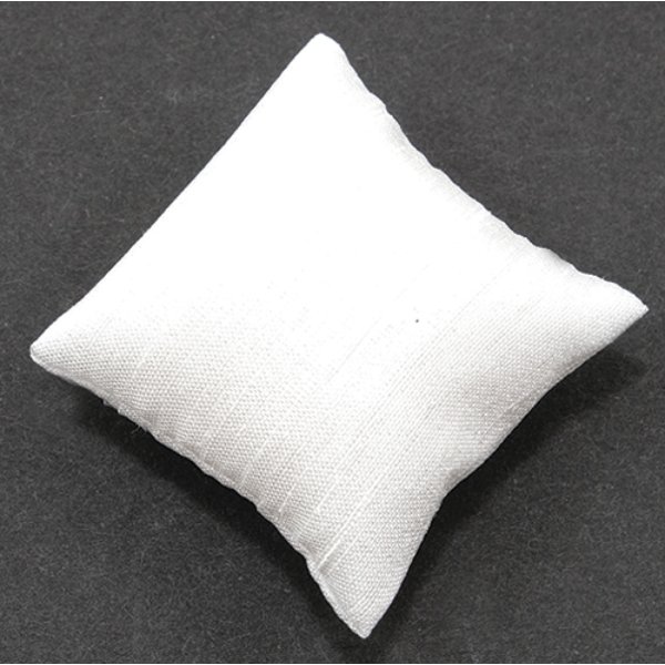 BB80003 White Square Pillow for Dollhouse Miniature