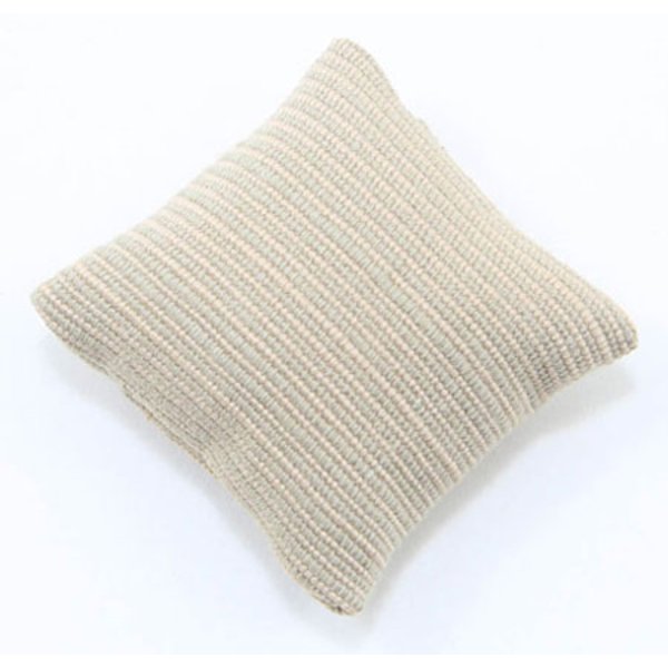 BB80004 Tan Ribbed Pillow for Dollhouse Miniature
