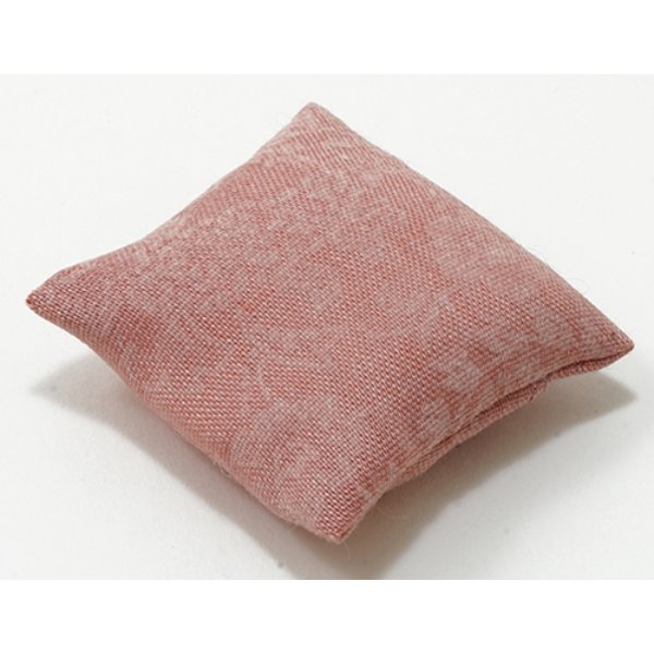 BB80018 Pillow for Dollhouse Miniature - Mauve with Floral Pattern