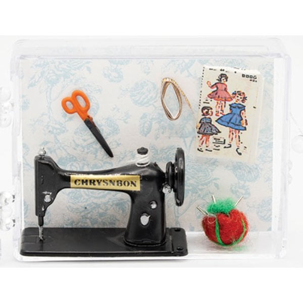 CB45 Sewing Machine Set for Dollhouse Miniature
