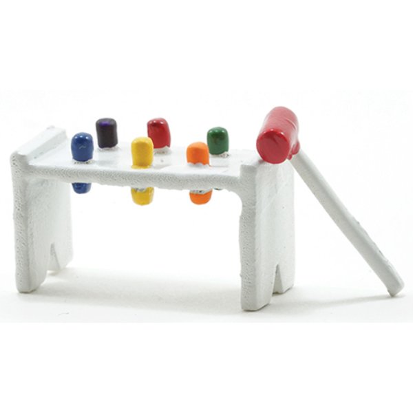 MUL3652 Pound A Peg for Dollhouse Miniature