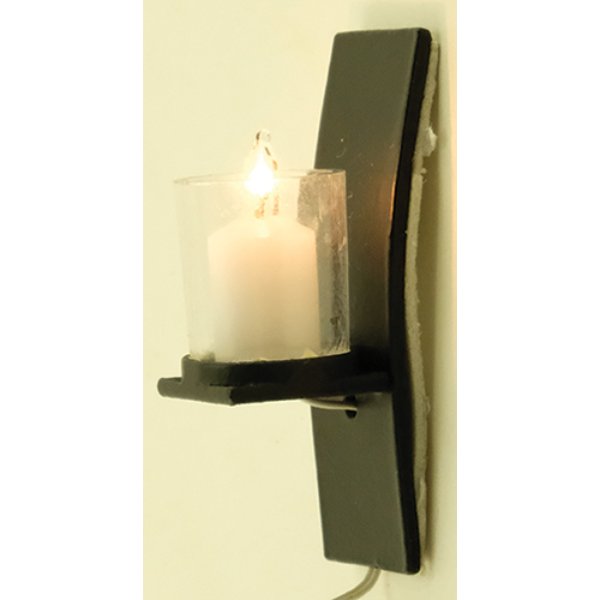 MH1052 Modern Wall Sconce for Dollhouse Miniature - Black