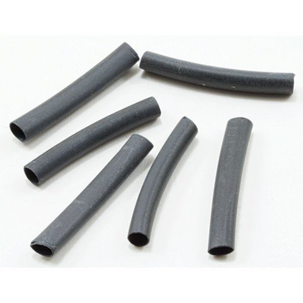 MH44032 0.09 in. Black Heat Shrink Tube for Dollhouse Miniature - Pack of 6
