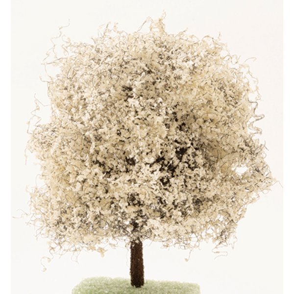 CA1500 4 in. White Dogwood Tree on Spike for Dollhouse Miniature