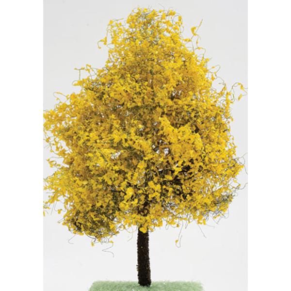 CA1522 4 in. Golden Autumn Tree on Spike for Dollhouse Miniature