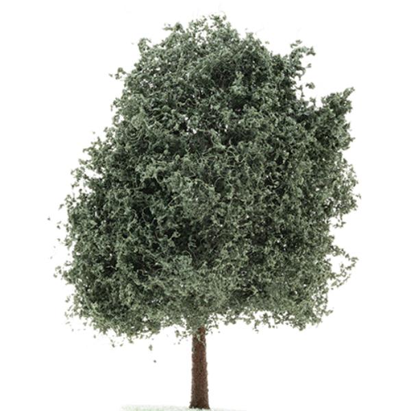 CA2535 6 in. Oak Tree on Spike for Dollhouse Miniature, Dark Green