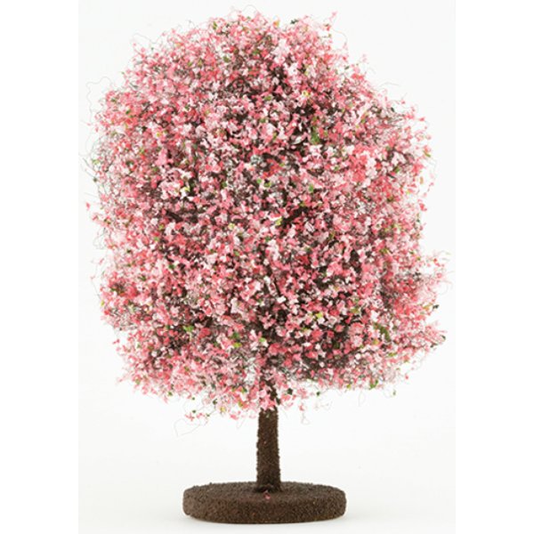 CABHS15 Small Bush for Dollhouse Miniature - Pink & Fuchsia