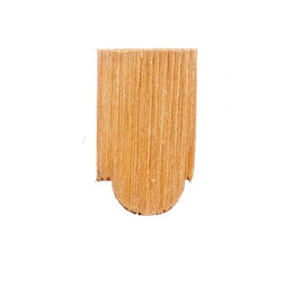 AS56B Rounded Tab Cedar Shingles for Dollhouse Miniatures - 250 Piece