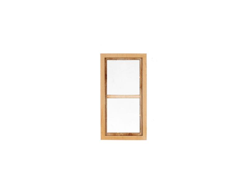 AS411M 1-Over-1 Medium Window for Dollhouse Miniatures