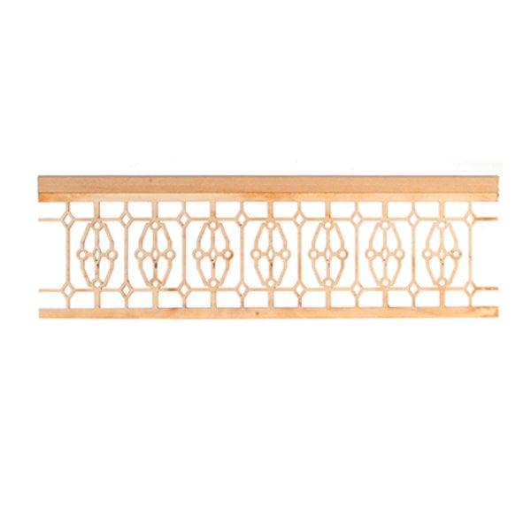 AS898B 10 in. Armor Hand Rail for Dollhouse Miniature