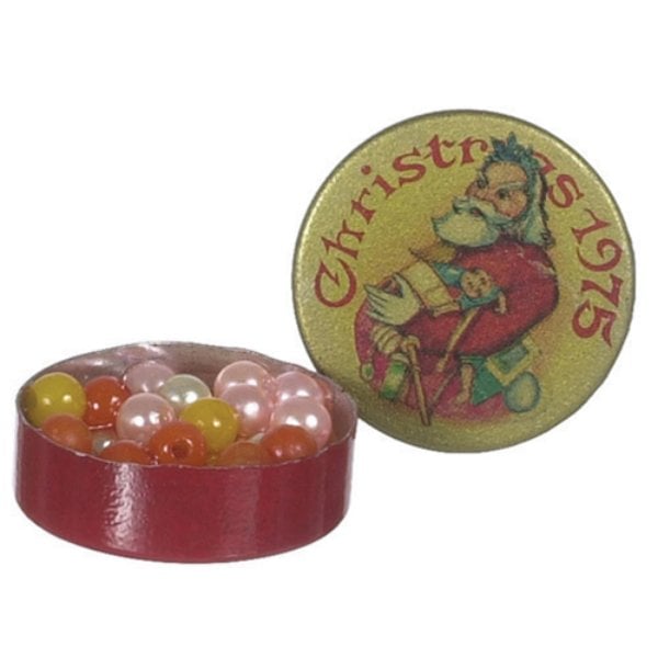AZB0659 Santa Candy Box for Dollhouse Miniature