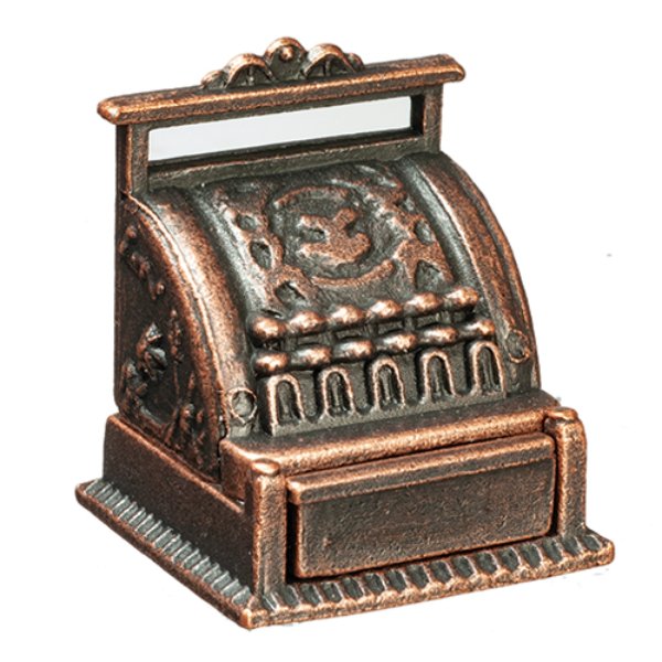 AZB0286 Cash Register for Dollhouse Miniature - Bronze