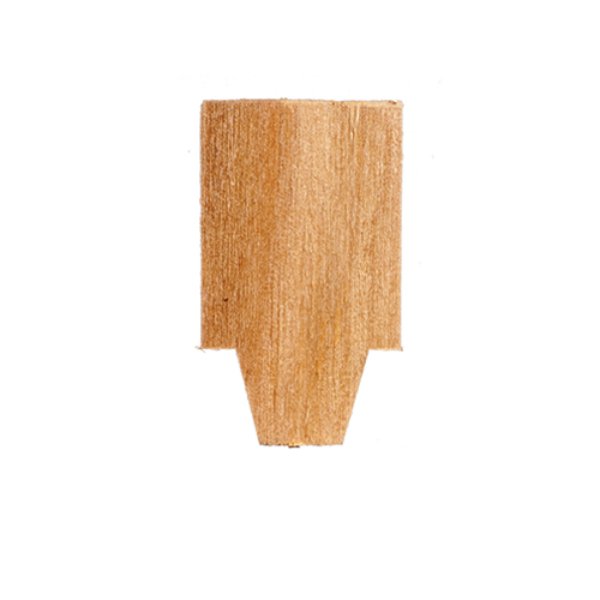 AS57 5 Sq. ft. Hexed Tab Cedar Shingles for Dollhouse Miniature - Approximately 1000 Piece