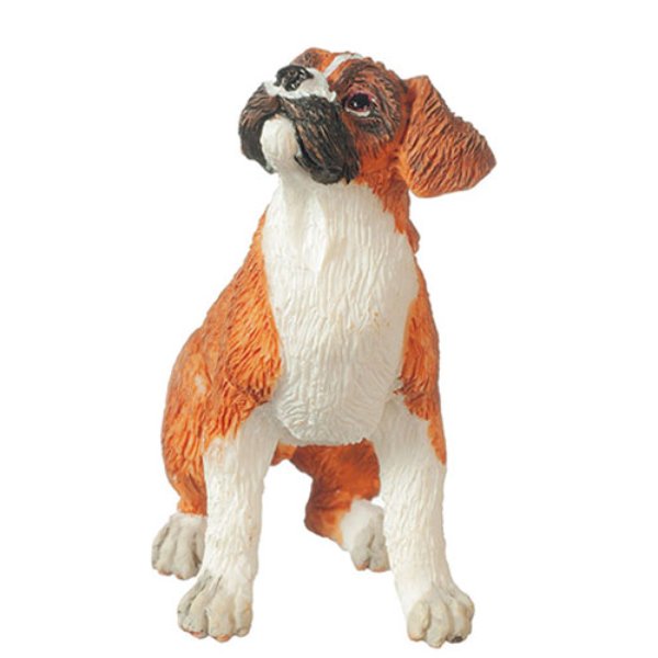 AZA6029 Boxer Puppy for Dollhouse Miniature